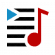 Playlist Music Red Blue Icon