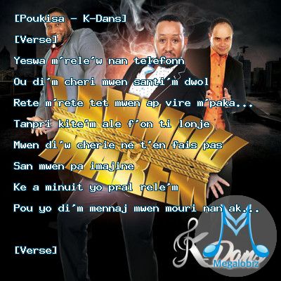 Poukisa Lyrics - K-Dans - Megalobiz